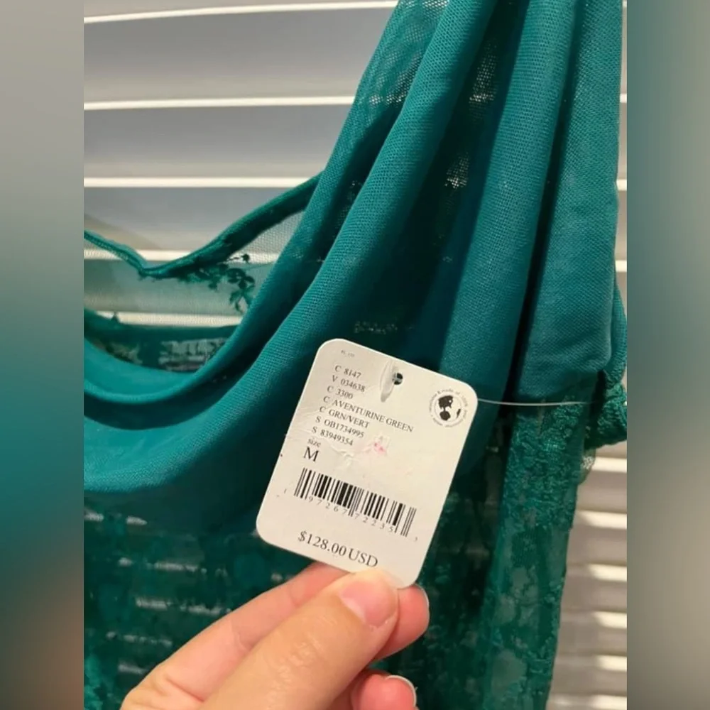 Free people NWT sheer things maxi slip dress - Picture 3 of 4